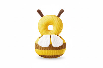 Cojín Protector Anticaídas para Bebé - Diseño de Abeja Transpirable y Ajustable.